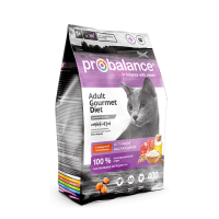 Корм Probalance Gourmet Diet (Пробаланс) для привередливых кошек с говядиной и ягненком