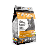 Корм Probalance Immuno (Пробаланс Иммуно) для кошек с курицей и индейкой 400 гр