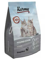 KARMY Maine Coon Kitten Индейка. Корм для котят породы Мейн-кун Вес 0.4 кг