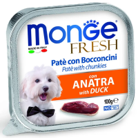 Monge Dog Fresh Консервы для собак утка 100 г
