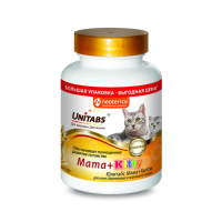 Unitabs Mama+Kitty Витаминно-минеральная добавка для котят, беременных и кормящих кошек, 200 таб.