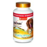 Unitabs CalciPlus Витаминно-минеральная добавка с кальцием и витамином D3 для собак, 200 таб.