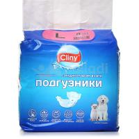 Cliny Подгузники для животных 8-16 кг размер L, 8 шт. в упаковке