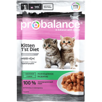 ProBalance Kitten 1`st diet Пауч для котят с кроликом в желе 85