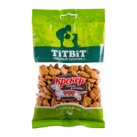 TiTBiT Печенье для собак Крекер с мясом утки 100 г