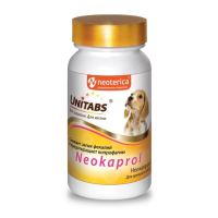 Unitabs Neokaprol Витаминно-минеральная добавка для собак для снижения запаха фекалий и предотвращения их поедания, 100 таб.