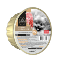 SECRET Premium С индейкой и телятиной для собак мелких пород 125 г