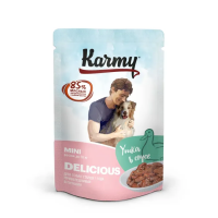 KARMY Mini Delicious. Утка в соусе Пауч для собак мелких пород привередливых в питании 80 г