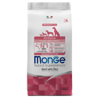 Monge Dog Speciality Monoprotein Puppy & Junior Beff для щенков всех пород с мясом говядины