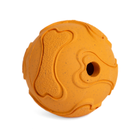 Мяч для собак из высокопрочной резины оранжевый 6,3 см, Jolly Pooch