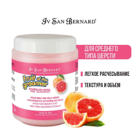 Маска Iv San Bernard Fruit of the Groomer Pink Grapefruit восстанавливающая для шерсти средней длины с витаминами 1000 мл