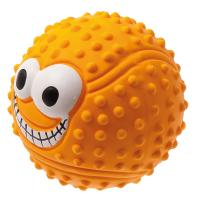 Игрушка латекс Теннисный мяч с глазами, 7,5 см, ZooOne
