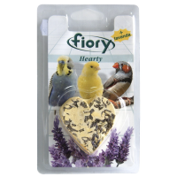 Био-камень для птиц в форме сердца, с лавандой Fiory Hearty Big 45 г