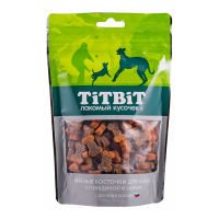 TiTBiT Мясные косточки для собак с говядиной и сыром 145 г
