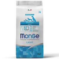 Monge Dog Speciality Adult Light Низкокалорийный корм с лососем и рисом для собак всех пород
