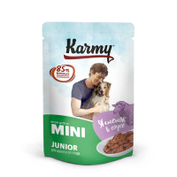 KARMY Mini Junior Ягненок в соусе Пауч для щенков мелких пород 80 г