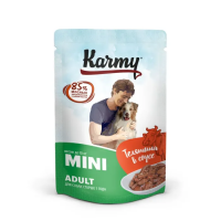 KARMY Mini Adult. Телятина в соусе Пауч для собак мелких пород 80 г 