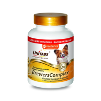 Unitabs BrewersComplex Витаминно-минеральная добавка с пивными дрожжами для мелких собак, 200 таб.