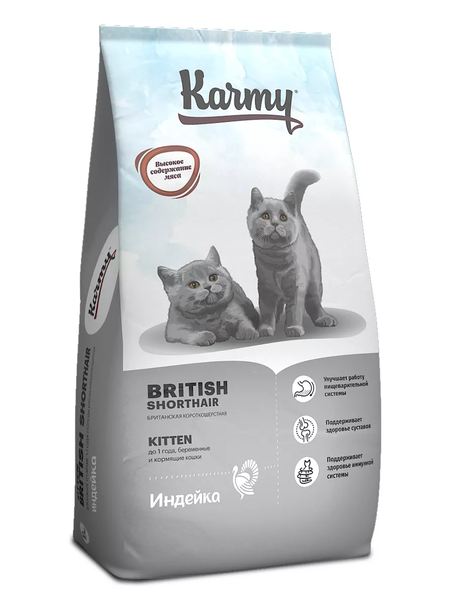 KARMY British Shorthair Kitten Вес 10 кг