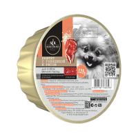 SECRET Premium Паштет с говядиной и рисом для собак мелких пород 125 г