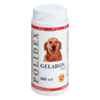 Polidex Gelabon plus Витамины для костей и суставов для собак 500 таб.