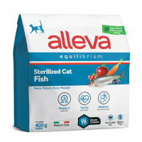 Alleva Equilibrium Sterilized Fish корм с рыбой для стерилизованных кошек Вес 0,4 кг