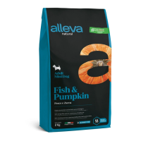 Alleva Dog Natural Fish & Pumpkin Mini Рыба и тыква для собак мелких пород Вес 2 кг