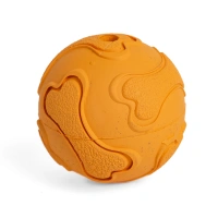 Мяч для собак из высокопрочной резины оранжевый 6,3 см, Jolly Pooch