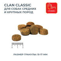 CLAN CLASSIC Sensitive утка с бурым рисом. Корм для собак средних и крупных пород Вес 1,25 кг