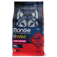 Monge BWild Adult Deer с мясом оленя для собак всех пород Вес 2,5 кг