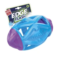 Игрушка для собак EDGE FLASH Регби-мяч светящийся 15 см GiGwi