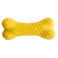 Двухслойная жевательная косточка с ароматом DUAL LAYER BONE, маленькая, Playology Цвет желтый