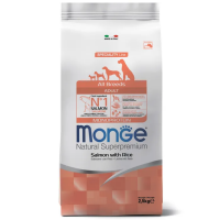 Monge Dog Speciality Adult Salmone для собак всех пород с лососем Вес 2,5 кг