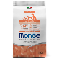 Monge Dog Speciality Puppy & Junior Salmone для щенков всех пород с лососем Вес 0,8 кг