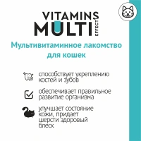 Мультивитаминное лакомство для кошек SECRET Vitamins MultiEffect 100 таб.