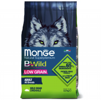 Monge BWild Adult Boar с мясом дикого кабана для собак всех пород Вес 2,5 кг