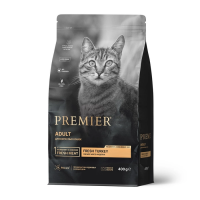 PREMIER Индейка Корм для кошек с чувствительным пищеварением или склонных к аллергии Вес 0,4 кг