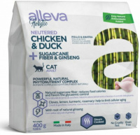 Alleva Holistic Cat Chicken&Duck Neutered корм для стерилизованных кошек с курицей и уткой Вес 0,4 кг