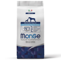 Monge Dog Medium Starter для щенков средних пород с 3-х недель Вес 1,5 кг
