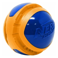 Мяч Мегатон 10 см из вспененной резины и термопластичной резины (синий/оранжевый) Nerf