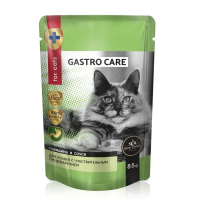 SECRET Пауч Gastro для кошек с чувствительным пищеварением Говядина в соусе 85 г