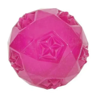 Мяч из термопластичной резины, малиновый, 7,5 см, Zolux