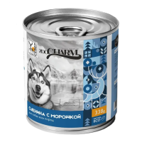 ZOOCHARM Оленина с морошкой Монобелковые консервы для собак 338 г