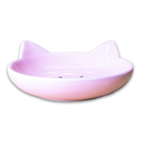Блюдце керамическое Мордочка кошки 80 мл, Mr.Kranch Цвет розовый