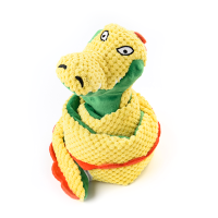 Змейка с карманами под лакомство 96 см, Mr.Kranch Цвет желтый