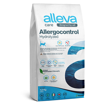 Alleva Cat Care Allergocontrol Hydrolyzed корм для снижения пищевой непереносимости для кошек