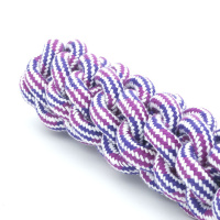Веревка косичка фиолетовая 34 см YUGI